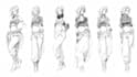 draw character design in sketch
