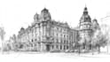 hand draw architecture and urban design sketches