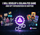 develop a solana p2e game and nft integration in unity3d
