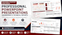 create professional maintenance and engineering report slides