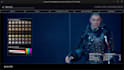 create a character customization screen