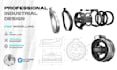 do 3d cad design, cad drawing and 3d modelling