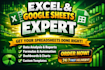 build custom excel spreadsheets, google sheets automation, macro, and data entry