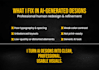professionally redesign and refine your ai generated design