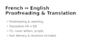 proofread, rewrite and edit your english or french texts and scripts