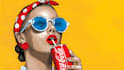 create a pop art advertisement