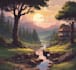 draw anime background, lofi artwork, visual novel art