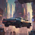 create stunning sci fi city illustrations