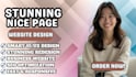 design stunning nicepage website, redesign nicepage website design landing page