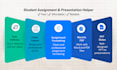 help students with assignments and presentation slides