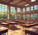 draw anime vtuber background interior, landscape art