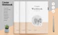 design canva workbook, editable ebook, educational worksheet and curriculum pdf