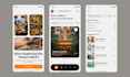 design mobile app uiux, app design and prototype in figma