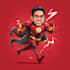 draw premium superhero caricature character