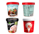 design modern ice cream box, can, cup, tube label design