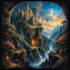 digitally paint fantasy landscape