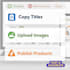 manually upload products or content on your website or store