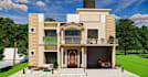 render beautiful 3d apartments, plot layout design, modern duplex, house render