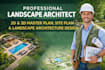 do 2d 3d master plan, site plan, landscape architecture design