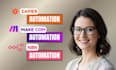 setup zapier and n8n automation integromat automation make com api scenario