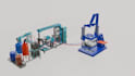 render industrial machinery, systems, equipment, mechanisms