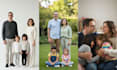 create a realistic family photo from separate photos