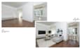 do realistic virtual staging and real estate photo editing