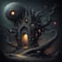 draw dark art illustration