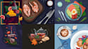 food illustration for menus, packaging and branding