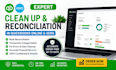 do quickbooks online reconciliation, cleanup, and ap, ar