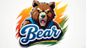 make a high quality bear basketball logo
