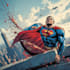 illustrate a superhero pop art