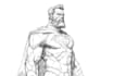 superhero sketch portrait and illustrations