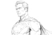 superhero sketch portrait and illustrations