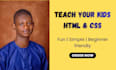 teach your kids HTML,CSS,online coding classes, in a fun way html coding tutor