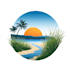 design beach landscape and lawncare logo