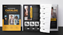 canva design product catalog, sell sheet, lookbook, catalogue, magazine design