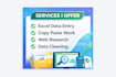 accurate data entry, excel work and copy paste tasks