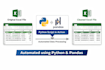 clean, format and automate excel data using python and pandas