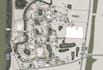 architectural site plan, master plan, and landscape plan rendering