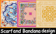 create unique and aesthetic scarf designs