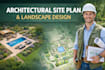 do architectural site plan and landscape design