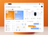 design dashboard saas HR CRM analytics  admin panel UI UX in figma