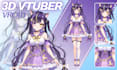create a custom 3d vtuber vroid anime model with full body rigging