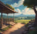 draw anime style background art illustration for vtuber