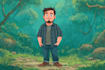 make gorgeous disney cartoon portrait