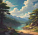 do anime background, visual novel, anime style