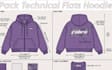 create fashion tech pack technical flats hoodie tech pack designer mockup