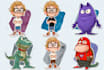 design a cartoon character