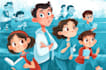 illustrate children book pages with charming characters